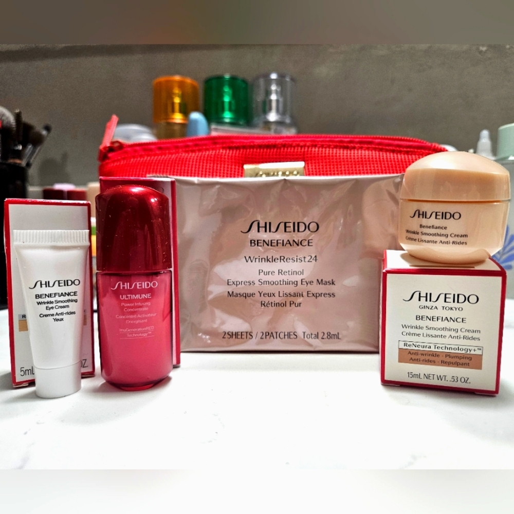 Shiseido 4 Piece Mini Set Bundle